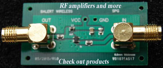 RF amplifiers from Signal Processing Group Inc.